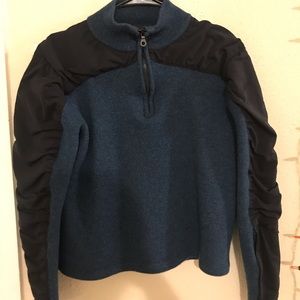 Neve Sweater 100% Wool Size Medium Navy Blue
